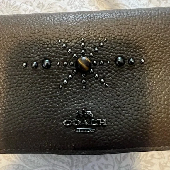 Coach Western Rivets Slim Wallet - Picture 4 of 5